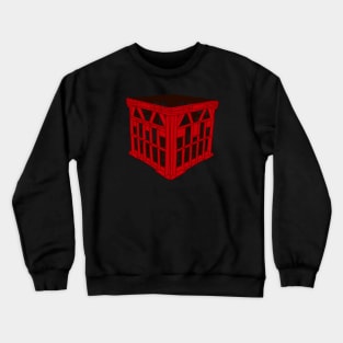 Red Milk Crate Crewneck Sweatshirt